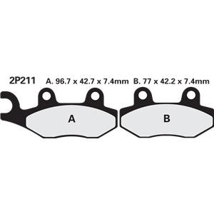 Nissin Bremsbelagsatz für Triumph Trident 750 92-98 Tiger 885cc (Vergaser) 92-97 Sprint (Vergaser) 9