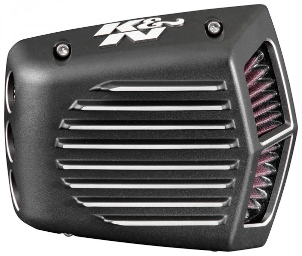 K&N Street Metal Intake System - Shaker Design schwarz Harley Davidson Softail und Dyna FI 01-16