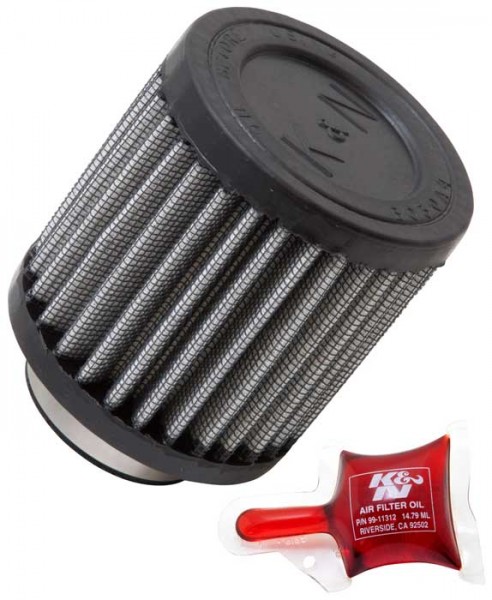 K&N Rennfilter mit 35 mm Flansch 76 mm Aussendurchmesser