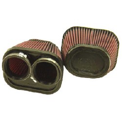 K&N Rennfilter mit Doppelfilter für Kawasaki ZX 10 (VE 2 Stück)