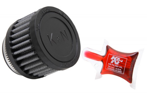 K&N Rennfilter mit 49 mm Flansch 76 mm Aussendurchmesser