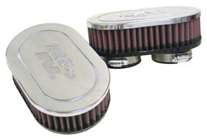 K&N Rennfilter mit 57 mm Doppelfilter Flansch 114 mm x 178 mm Aussendurchmesser