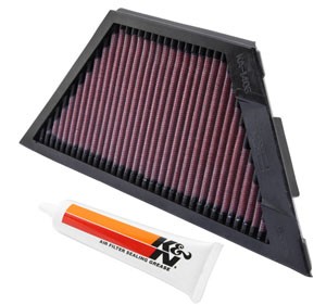 K&N Luftfilter für Kawasaki GTR 1400 2009-2016 ZG 1400 Concours 2009-2014