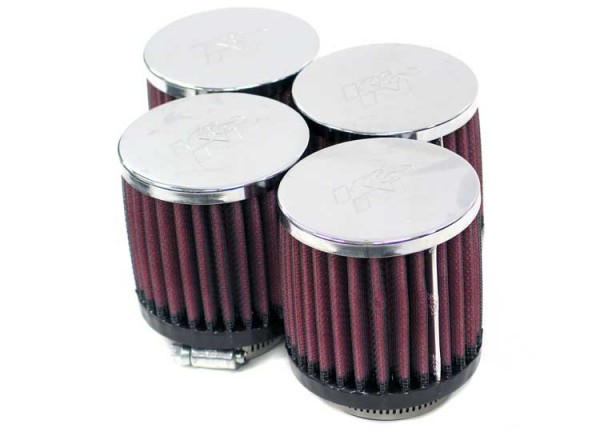 K&N Rennfilter mit 40 mm Flansch 76 mm Aussendurchmesser