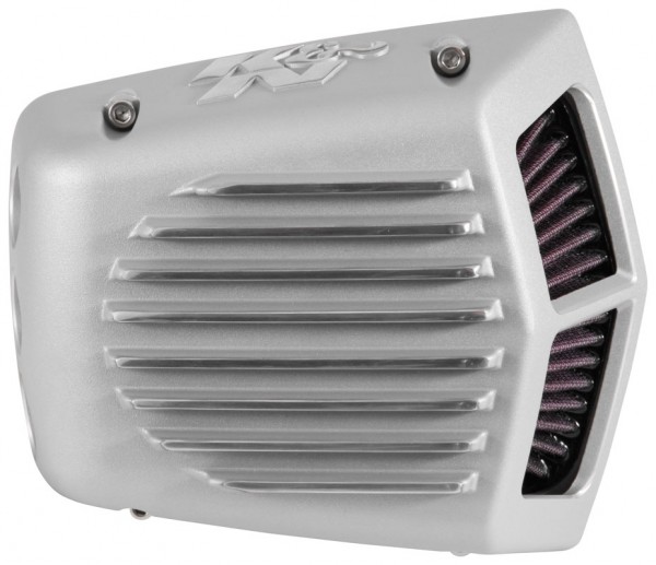 K&N Street Metal Intake System - Shaker Design silber Harley Davidson Softail und Dyna FI 01-16