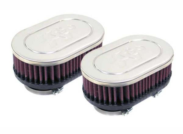K&N Rennfilter mit 27 mm Doppelfilter Flansch 114 mm x178 mm Aussendurchmesser