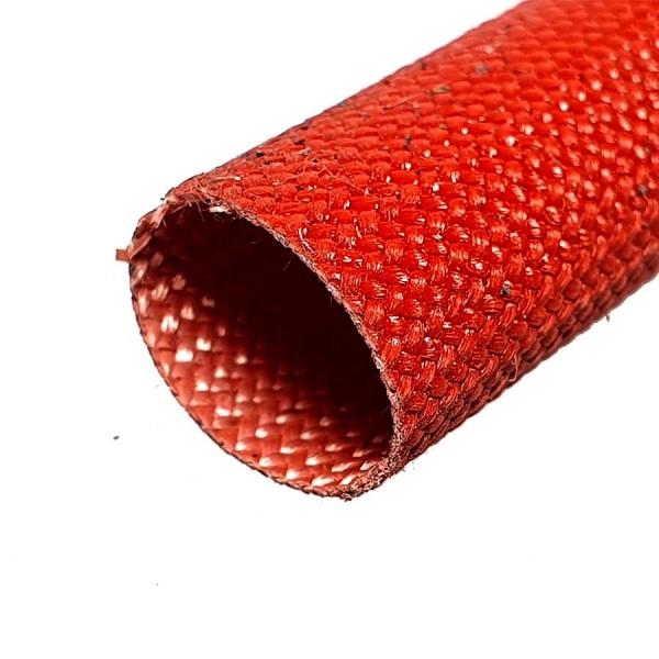 Feuerhemmender Schutzschlauch Durchmesser 10 mm rot