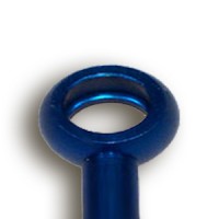 Aluminium blau eloxiert