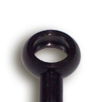 Aluminium schwarz eloxiert