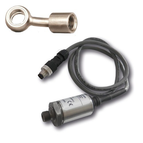 Bremsdruck-Kit für PZ-Racing START Laptimer bestehend aus Sensor und Fitting
