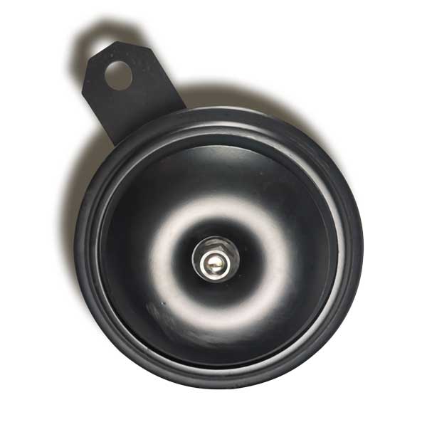 Retro Horn - Hupe schwarz 12 V im klassischen Stil mit schwarzem