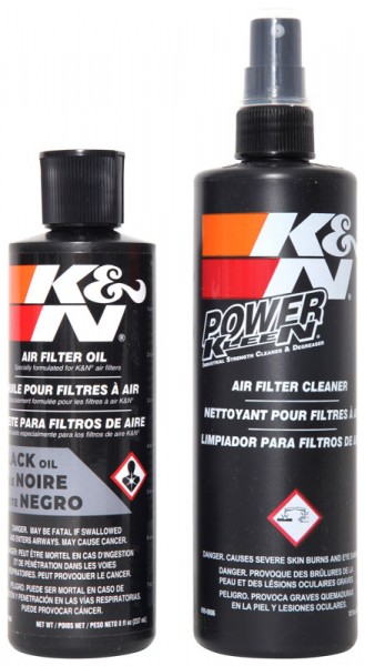 K&N Recharger Kit aus 204 ml Filteröl und 355 ml Reiniger in Spraydose