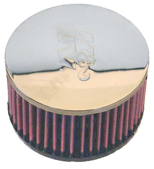 K&N Rennfilter mit 62 mm Flansch 127 mm Aussendurchmesser