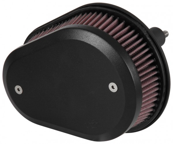 K&N Street Metal Intake System für FLH FLT FX 2017-2020 - Flare Design schwarz