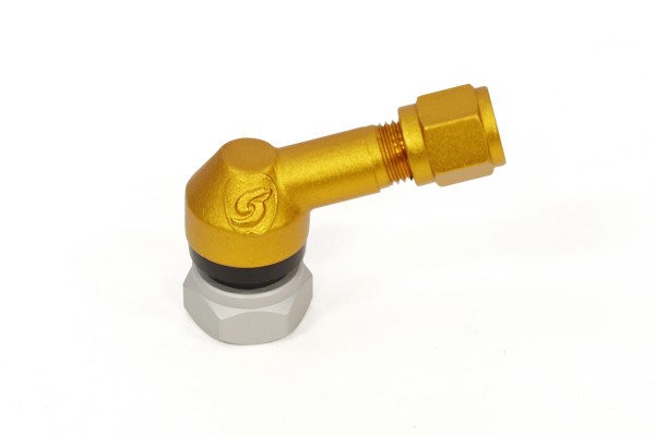 Gale Speed Winkelventil 74° 30 mm lang gold für Gale Speed Felgen