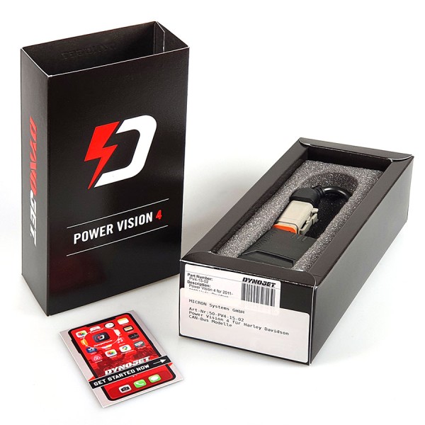 Power Vision 4 für alle Harley Davidson® Modelle mit 4-poligem Stecker zum Flashen über die App