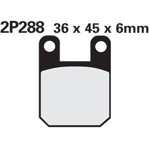 Nissin Bremsbelagsatz für KTM 60 SX 98-00 65 SX 00-01