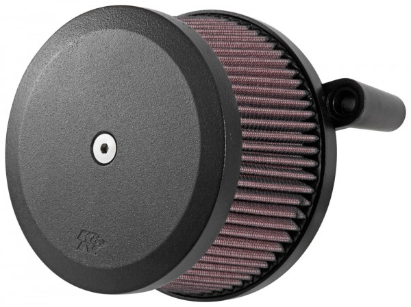 K&N Street Metal Intake System - Hammer Design schwarz Big Twins 1999-2017 mit besonders hohem Volum